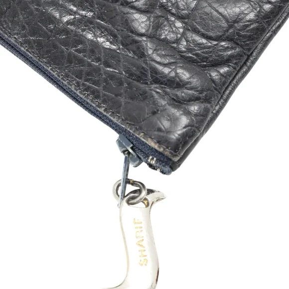 Sharif Patchwork Clutch Accessories Bag Black/Red/Green One Size Vintage - Picture 5 of 7